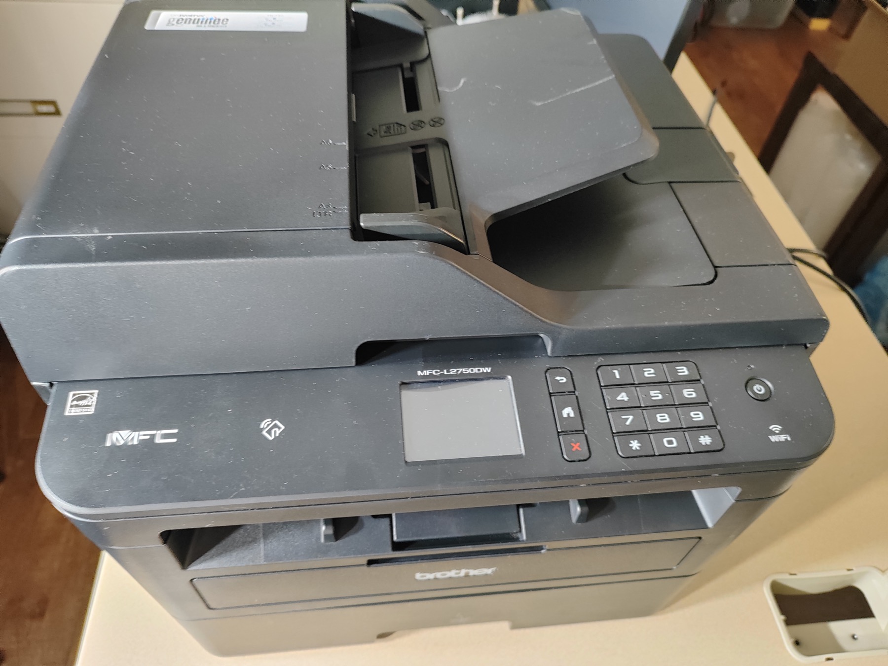 Brother MFC-L2750DW Kit printer front view