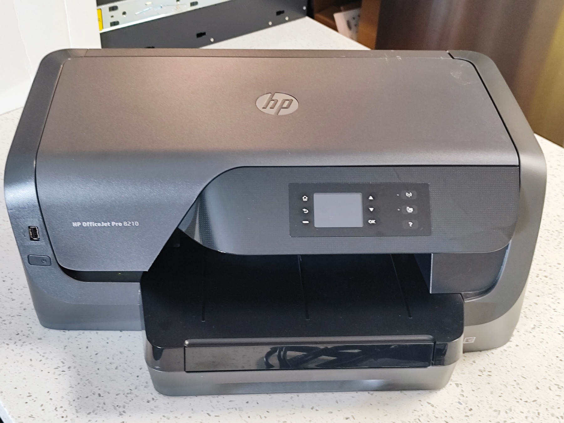 HP OfficeJet Pro 8210 printer front view